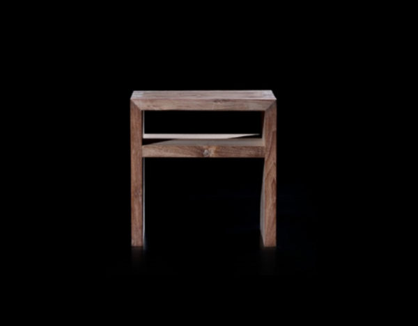 Teak Minimalist Lamp Table