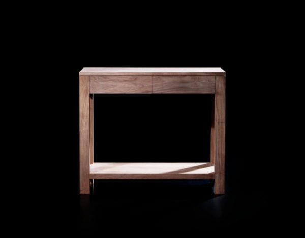 Teak Minimalist Console Table